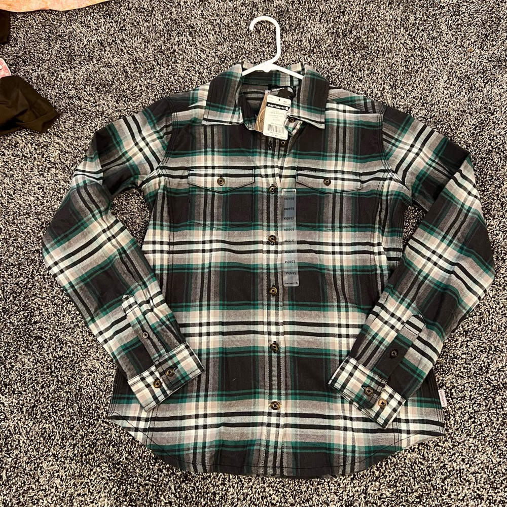 Carhartt Flannel Size XS BNWT
